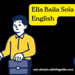 Ella Baila Sola Lyrics in English