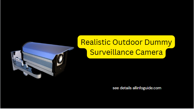 Outdoor Dummy Surveillance Camera