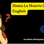 Hasta La Muerte Lyrics in English