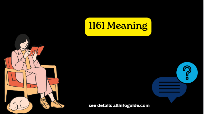 1161 Meaning
