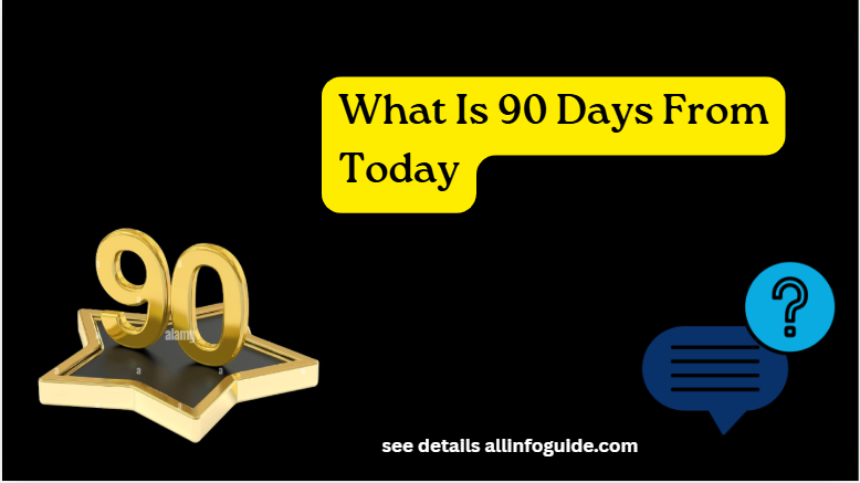 What Is 90 Days From Today