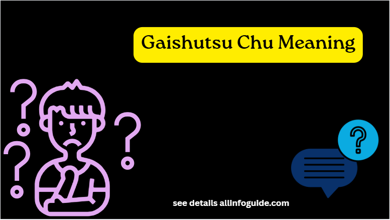 Gaishutsu Chu Meaning