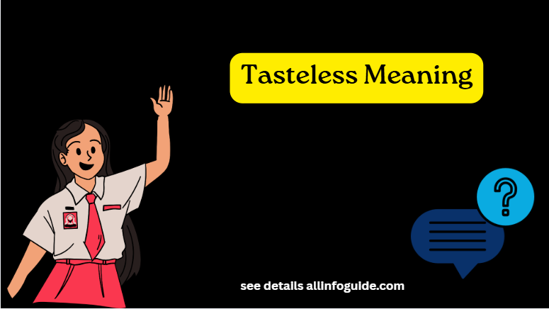 Tasteless Meaning