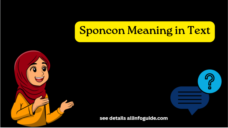 Sponcon Meaning in Text