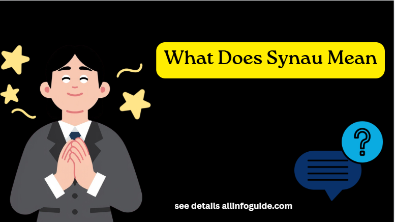 What Does Synau Mean