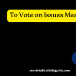 To Vote on Issues Meaning