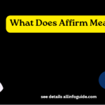 What Does Affirm Mean