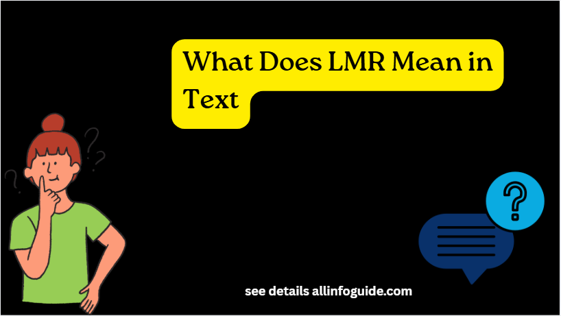 What Does LMR Mean in Text