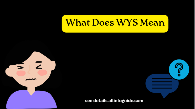 What Does WYS Mean