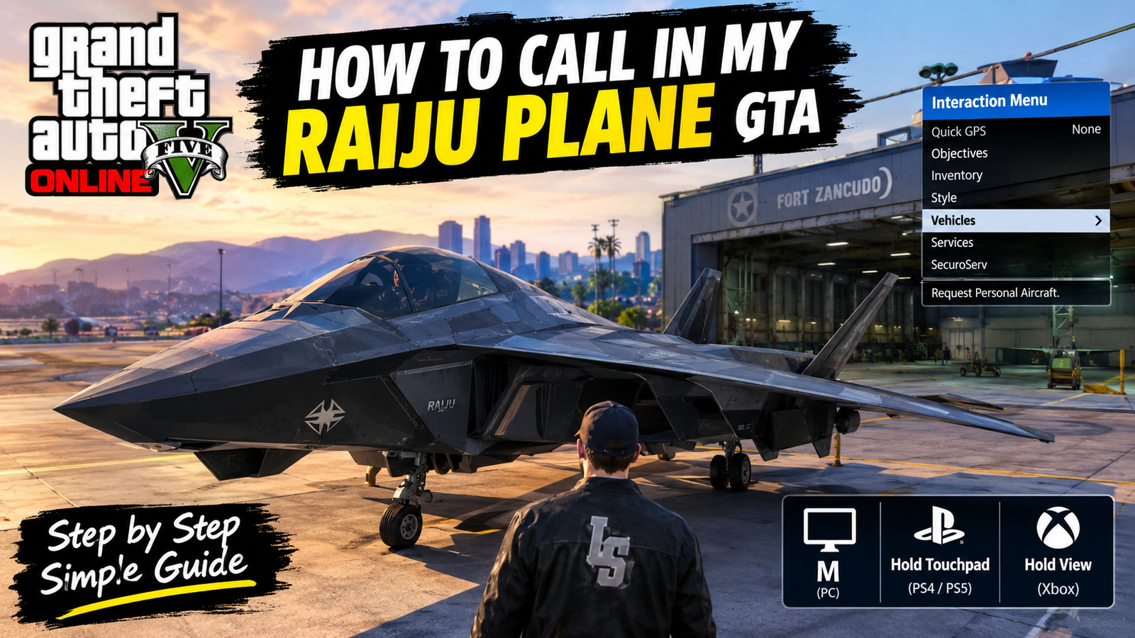 how to call in my riju plane gta