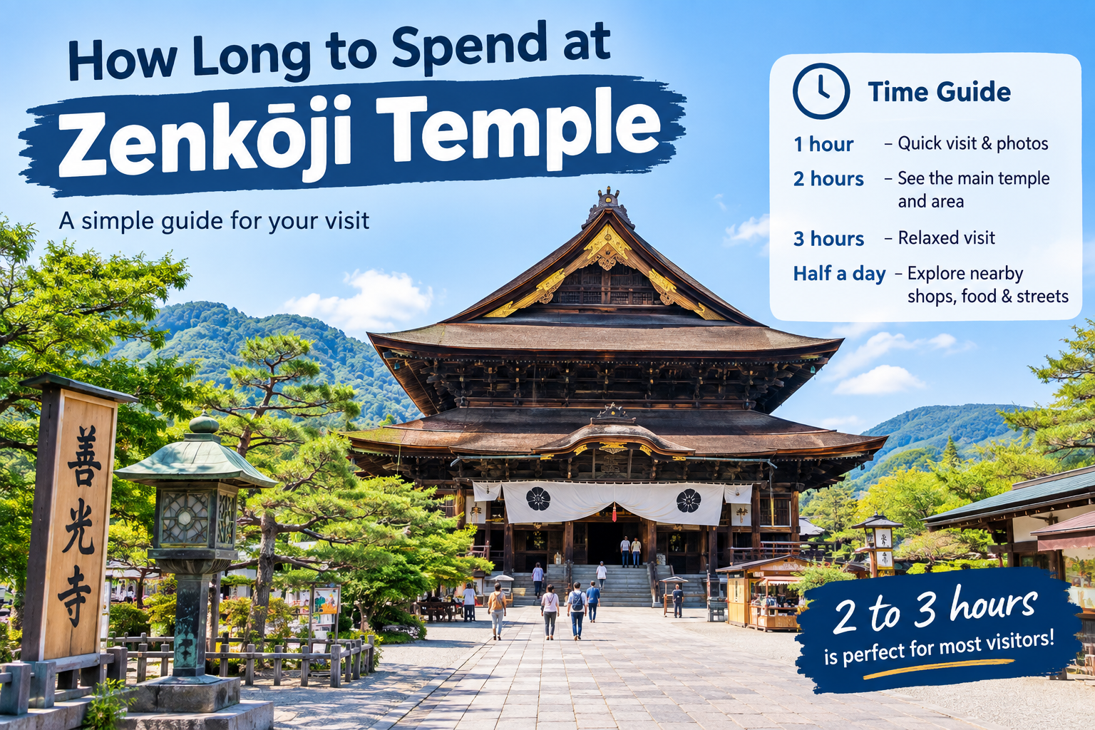 How Long to Spend at Zenkōji Temple