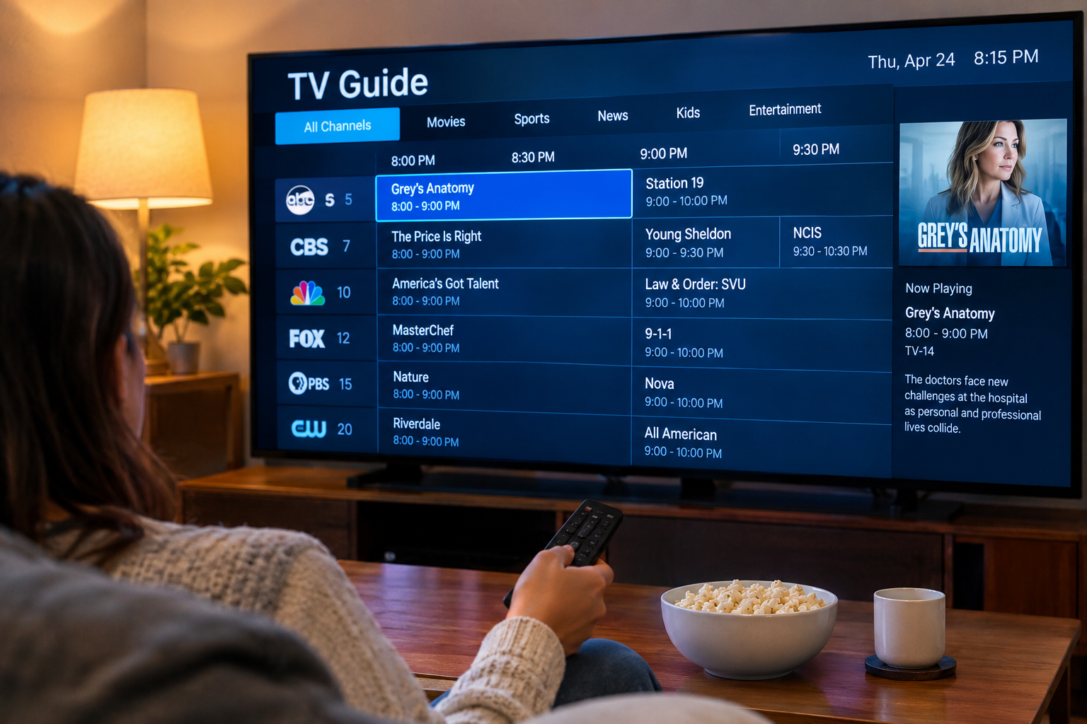 tv guide listings for tonight