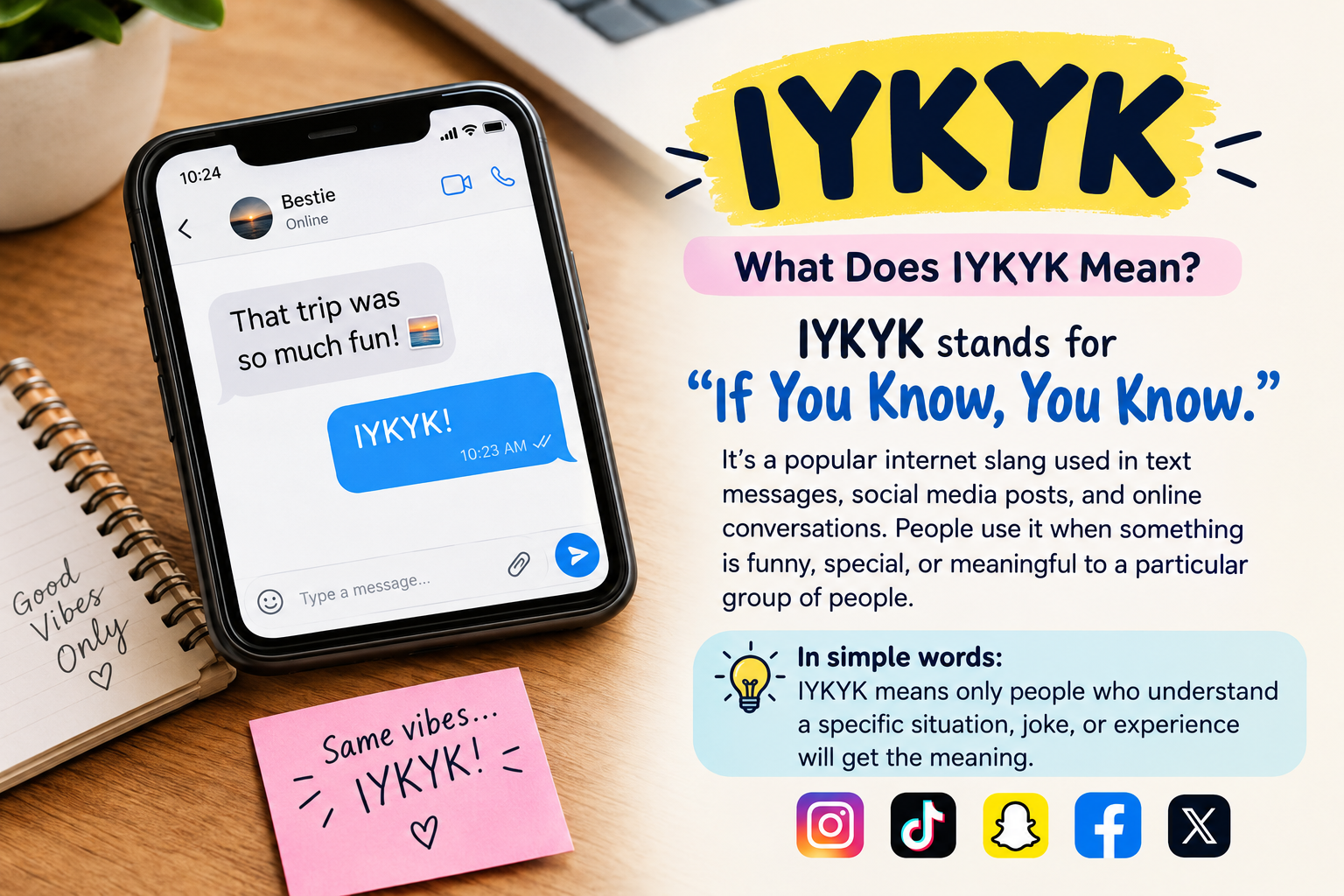 IYKYK Meaning: What Does IYKYK Mean in Texting and Social Media
